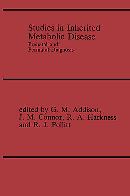 eBook (pdf) Studies in Inherited Metabolic Disease de 