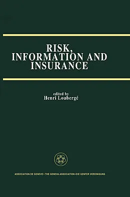 E-Book (pdf) Risk, Information and Insurance von 