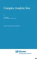 E-Book (pdf) Complex Analytic Sets von E. M. Chirka