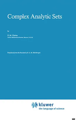 E-Book (pdf) Complex Analytic Sets von E. M. Chirka
