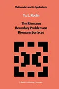 E-Book (pdf) The Riemann Boundary Problem on Riemann Surfaces von Y. Rodin