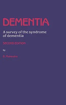E-Book (pdf) Dementia von B. Mahendra