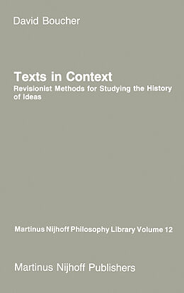 eBook (pdf) Texts in Context de David Boucher