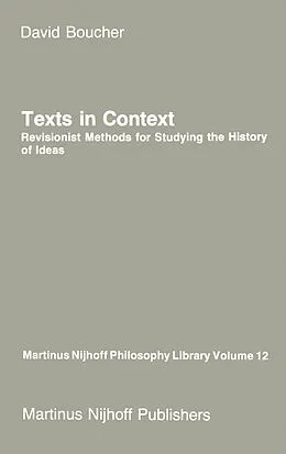E-Book (pdf) Texts in Context von David Boucher