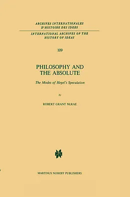 E-Book (pdf) Philosophy and the Absolute von R. G. Mcrae