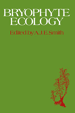 Couverture cartonnée Bryophyte Ecology de 