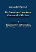 E-Book (pdf) Franz Rosenzweig Sprachdenken von U. Rosenzweig, Rachel Bat-Adams