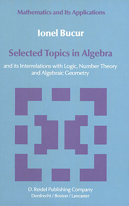 Couverture cartonnée Selected Topics in Algebra de I. Bucur