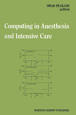 Kartonierter Einband Computing in Anesthesia and Intensive Care von 