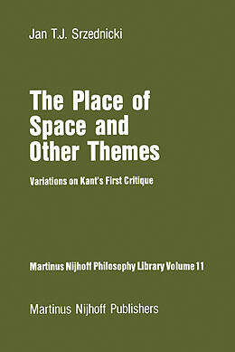 eBook (pdf) The Place of Space and Other Themes de Jan J. T. Srzednicki