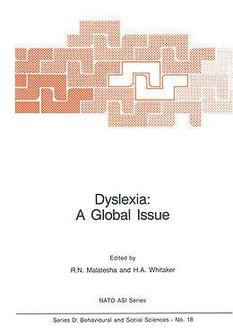 Kartonierter Einband Dyslexia: A Global Issue von 