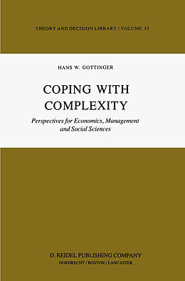 Couverture cartonnée Coping with Complexity de H. W. Gottinger