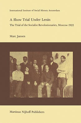 E-Book (pdf) A Show Trial Under Lenin von M. Jansen