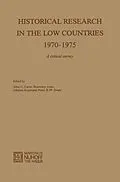 E-Book (pdf) Historical Research in the Low Countries 1970-1975 von Alice C. Carter