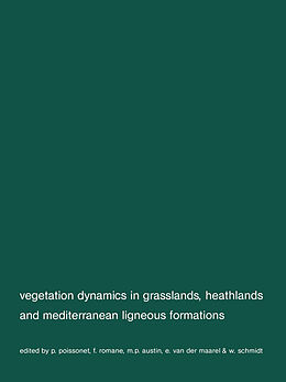 Couverture cartonnée Vegetation dynamics in grasslans, heathlands and mediterranean ligneous formations de P. Poissonet, E. van der Maarel, M. A. Austin