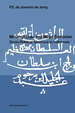E-Book (pdf) Minangkabau and Negri Sembilan von P. E. de. Josselin de Jong