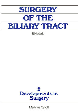 Kartonierter Einband Surgery of the Biliary Tract von B. Niederle