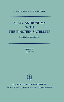 Couverture cartonnée X-Ray Astronomy with the Einstein Satellite de 