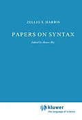 E-Book (pdf) Papers on Syntax von Z. Harris