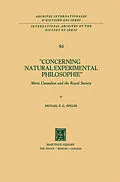 E-Book (pdf) Concerning Natural Experimental Philosophie von Michael R. G. Spiller