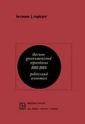 E-Book (pdf) The Cuno Government and Reparations 1922-1923 von H. J. Rupieper