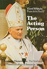 Kartonierter Einband The Acting Person von Karol Wojtyla