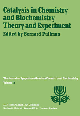 eBook (pdf) Catalysis in Chemistry and Biochemistry Theory and Experiment de 