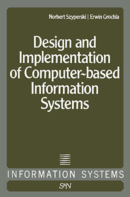 Couverture cartonnée Design and Implementation of Computer-Based Information Systems de 