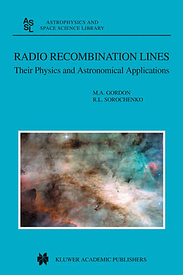 E-Book (pdf) Radio Recombination Lines von M. A. Gordon, Roman L. Sorochenko