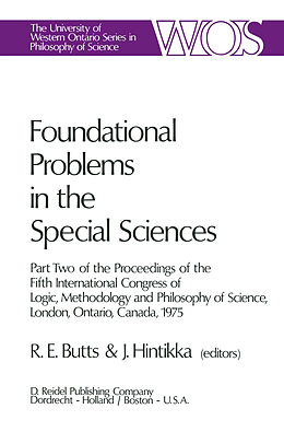 Kartonierter Einband Foundational Problems in the Special Sciences von 