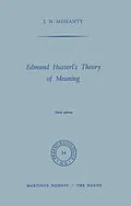 E-Book (pdf) Edmund Husserl's Theory of Meaning von J. N. Mohanty