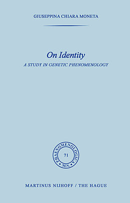 eBook (pdf) On Identity de Giuseppina Moneta