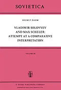 E-Book (pdf) Vladimir Solovyev and Max Scheler: Attempt at a Comparative Interpretation von Helmut Dahm