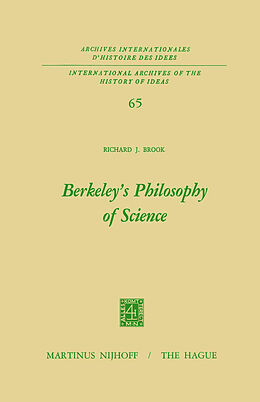 Kartonierter Einband Berkeley s Philosophy of Science von Richard J. Brook