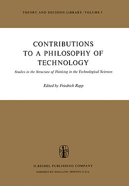 Couverture cartonnée Contributions to a Philosophy of Technology de 