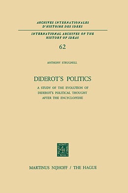 Kartonierter Einband Diderot s Politics von Antony Strugnell