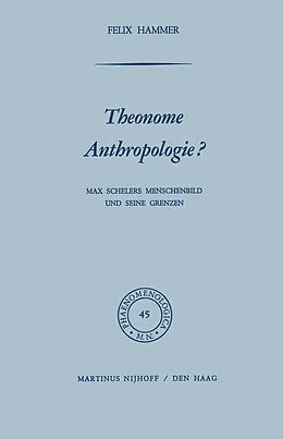 E-Book (pdf) Theonome Anthropologie? von F. Hammer