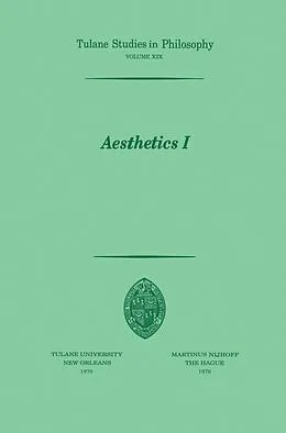 E-Book (pdf) Aesthetics I von Ramona Cormier, Shannon Dubose, James K. Feibleman