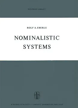 E-Book (pdf) Nominalistic Systems von Rolf A. Eberle