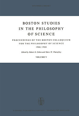 Kartonierter Einband Boston Studies in the Philosophy of Science von 