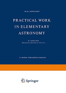 E-Book (pdf) Practical Work in Elementary Astronomy von M. G. J. Minnaert