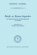 E-Book (pdf) Briefe an Roman Ingarden von Edmund Husserl, Roman S. Ingarden