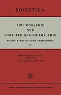 E-Book (pdf) Bibliographie der Sowjetischen Philosophie von 