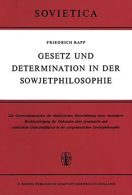 E-Book (pdf) Gesetz und Determination in der Sowjetphilosophie von F. Rapp