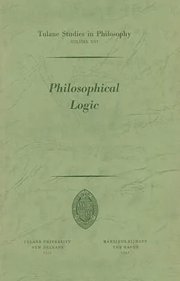E-Book (pdf) Philosophical Logic von Robert L. Arrington, John C. Sallis, Donald H. Weiss