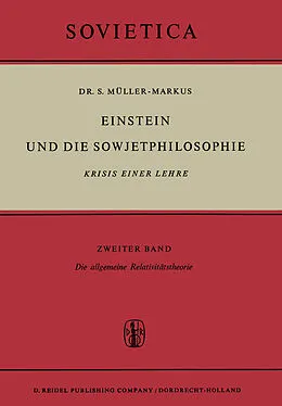 E-Book (pdf) Einstein und die Sowjetphilosophie von S. Müller-Markus
