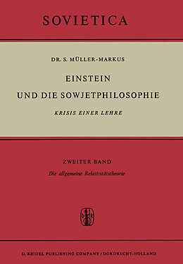 Kartonierter Einband Einstein und die Sowjetphilosophie von S. Müller-Markus