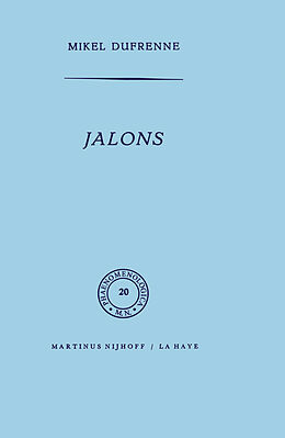 eBook (pdf) Jalons de M. Dufrenne