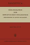 E-Book (pdf) Bibliographie der Sowjetischen Philosophie von 