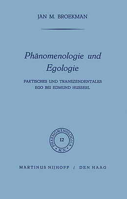 E-Book (pdf) Phänomenologie und Egologie von 